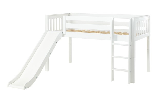 MARVELOUS WS / MAXTRIX TWIN LOW LOFT BED WITH SLIDE