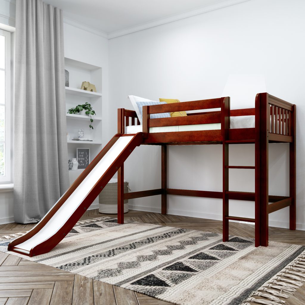 Awesome / Maxtrix Twin Size Mid Loft Bed
