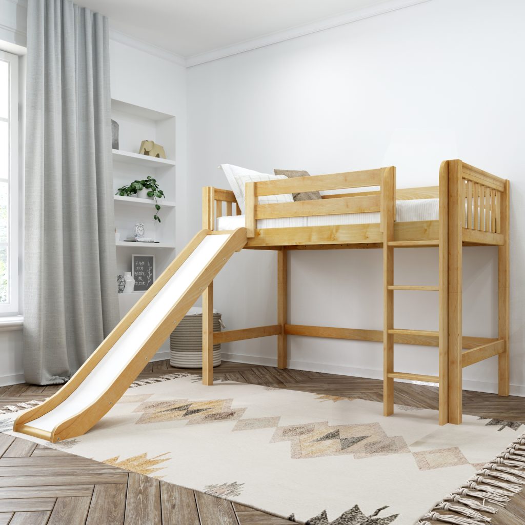 Awesome Maxtrix Twin Size Mid Loft Bed - Image 3