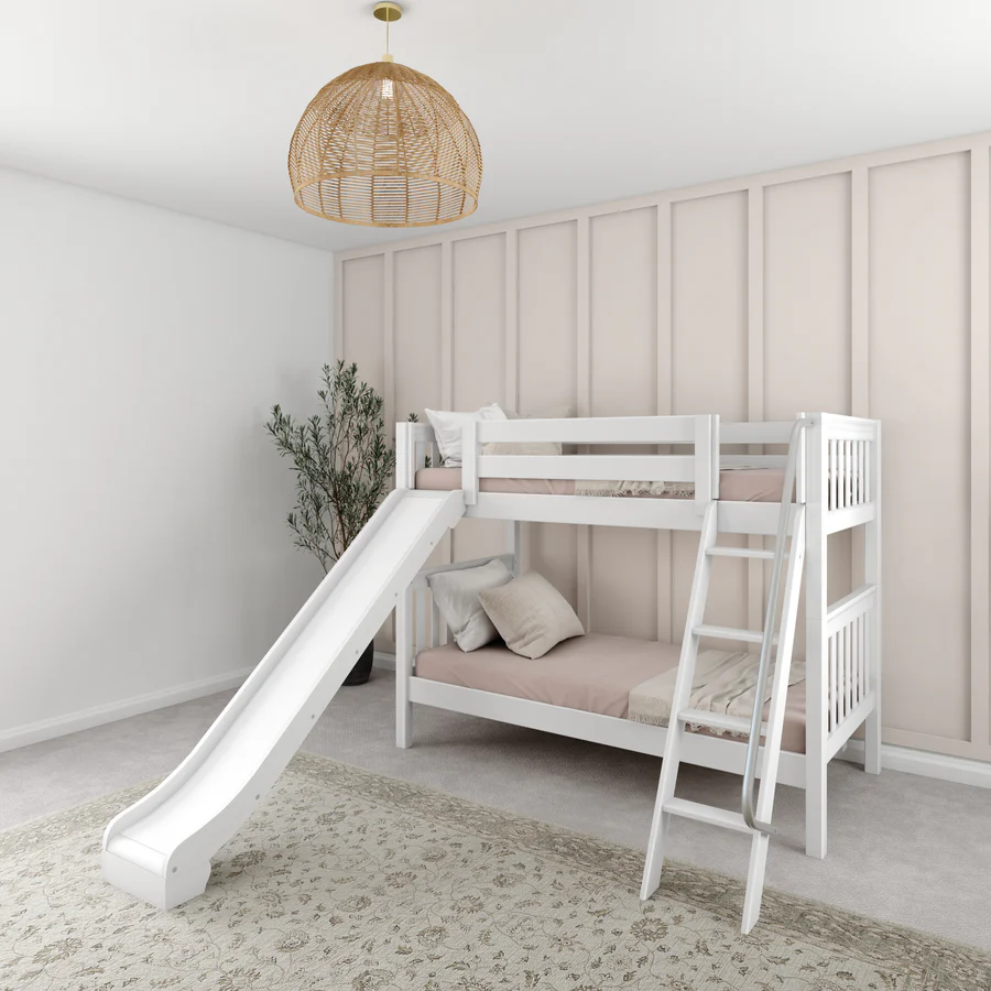 Twin Medium Bunk Bed with Slide