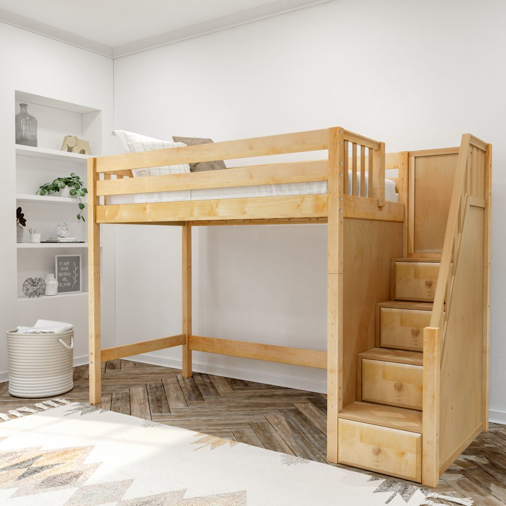 Star / Maxtrix Twin Size High Loft Bed