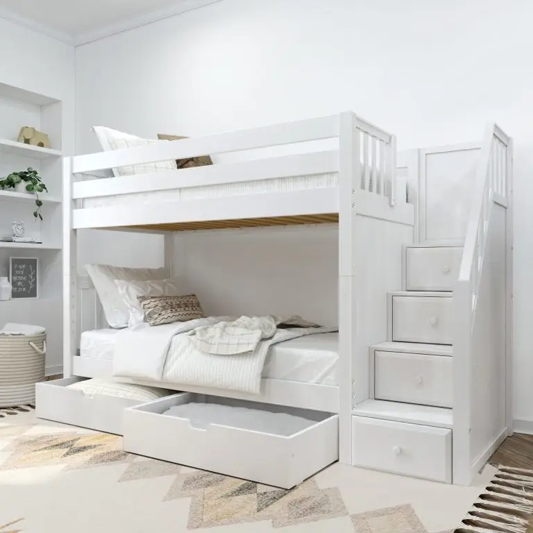 STELLAR WHITE SLAT LEFT DRAWERS OPEN stellar white slat left drawers open