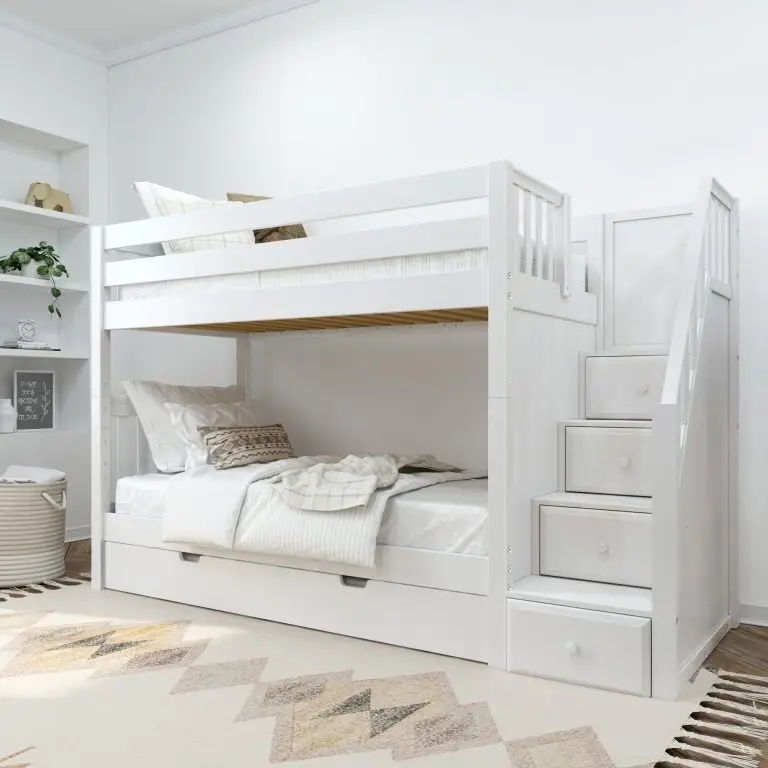 STELLAR WHITE SLAT LEFT TRUNDLE CLOSE stellar white slat left trundle close