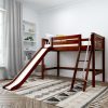 Sweet Maxtrix Twin Size Mid Loft Bed