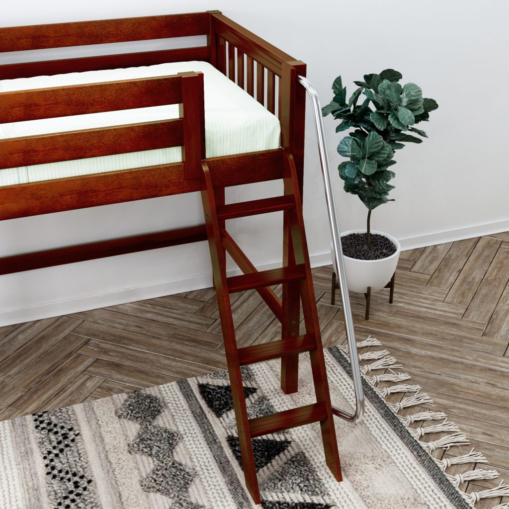 Sweet Maxtrix Twin Size Mid Loft Bed - Image 3