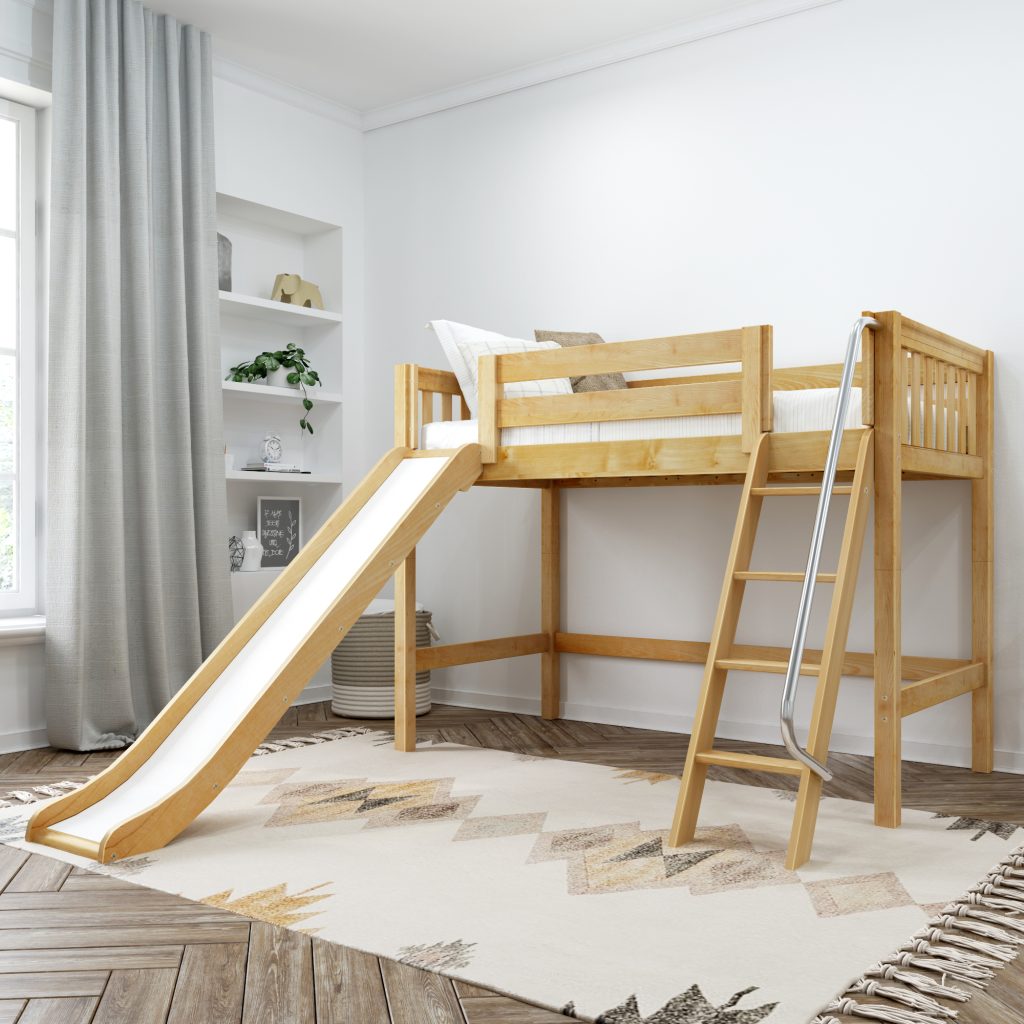 Sweet Maxtrix Twin Size Mid Loft Bed - Image 6