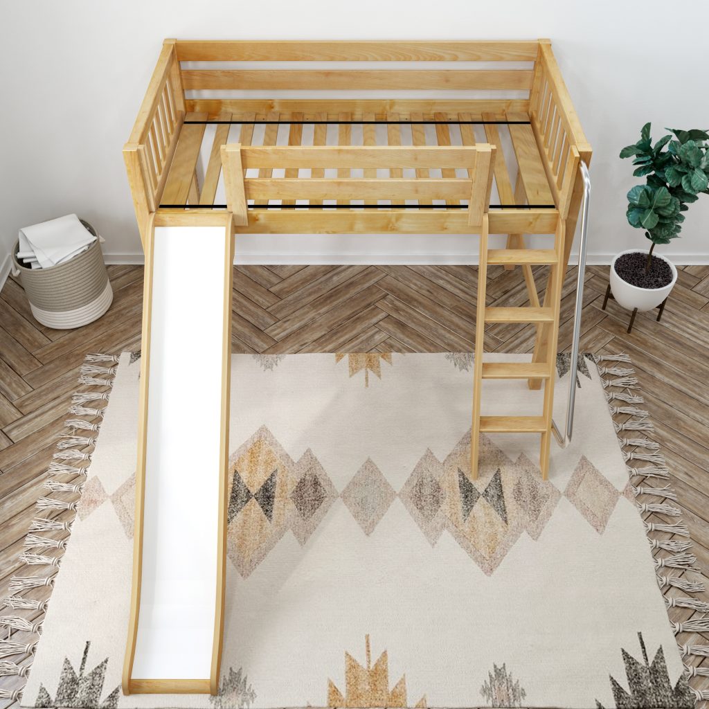 Sweet Maxtrix Twin Size Mid Loft Bed - Image 9