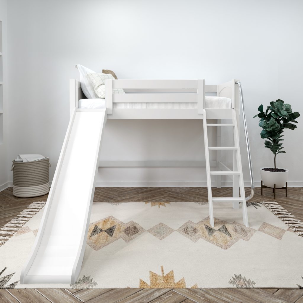 Sweet Maxtrix Twin Size Mid Loft Bed - Image 11