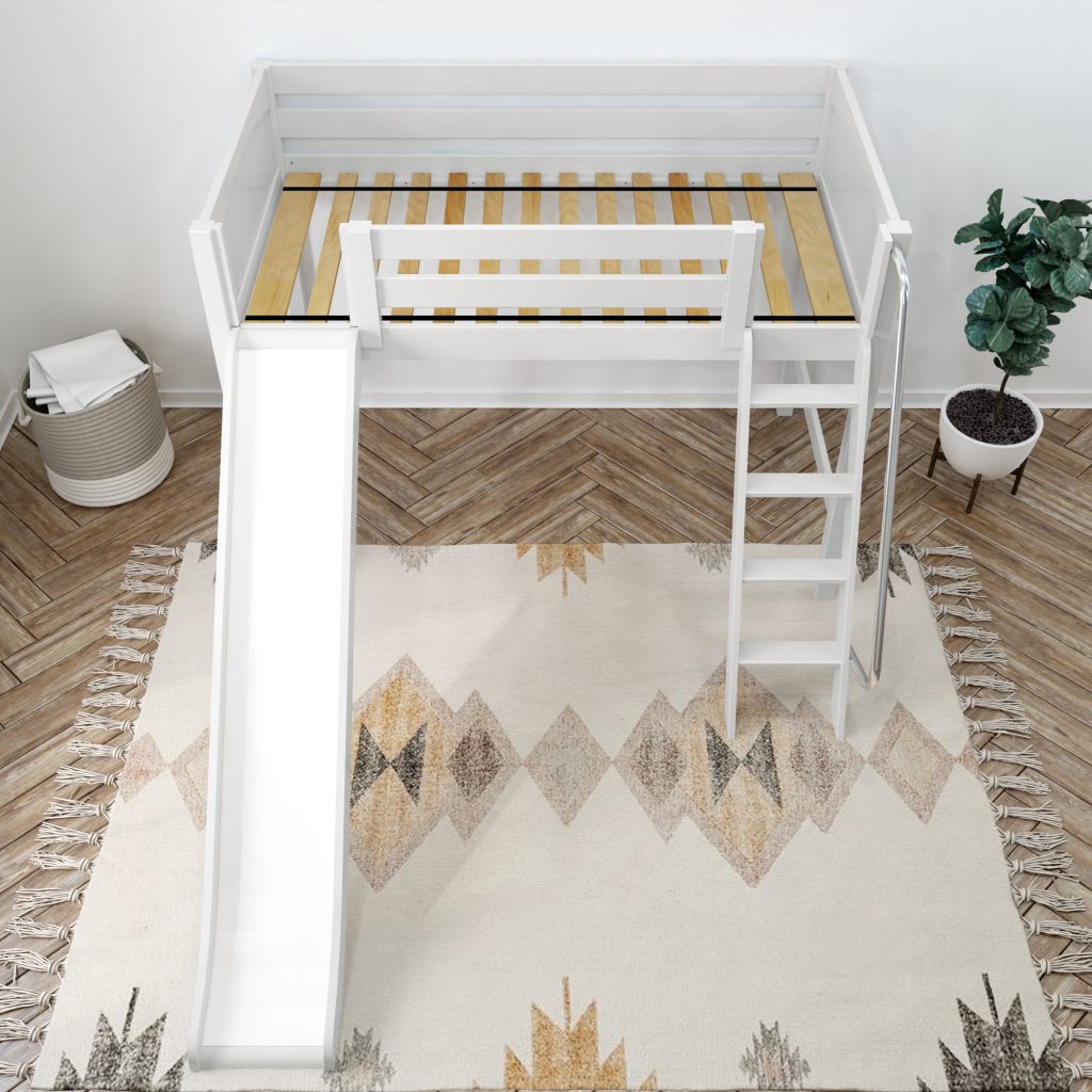 Sweet Maxtrix Twin Size Mid Loft Bed - Image 12