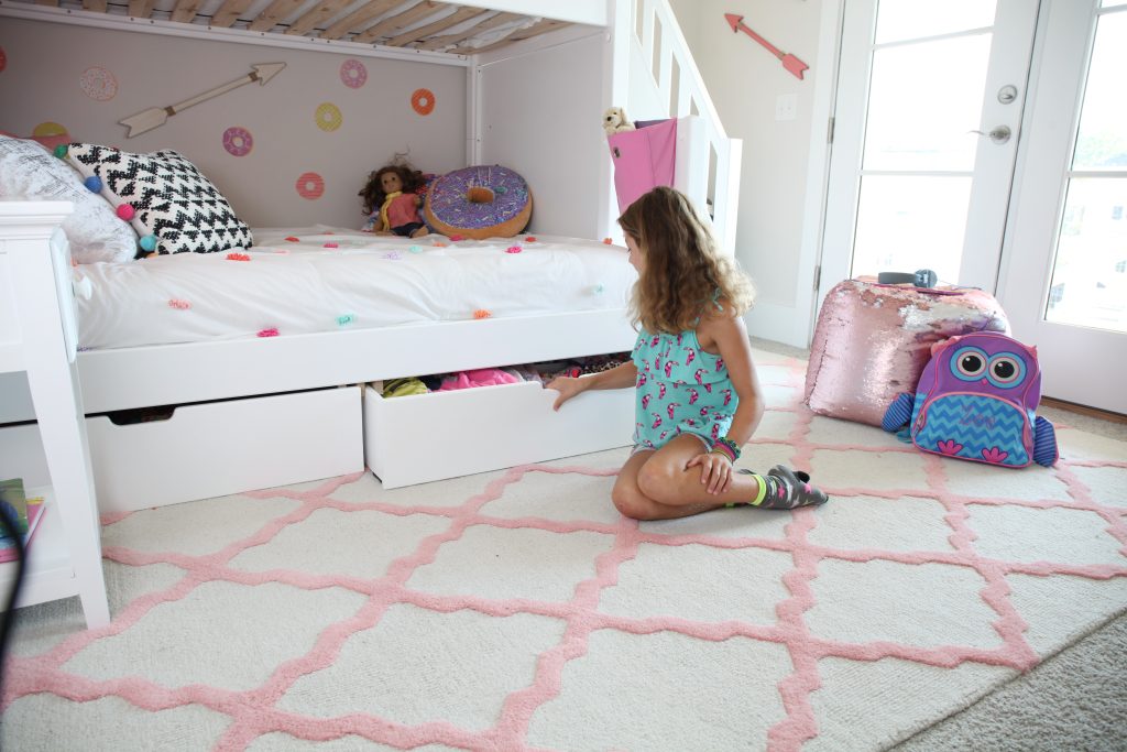 Twin over Full Medium Bunk Bed with Stairs - Image 12