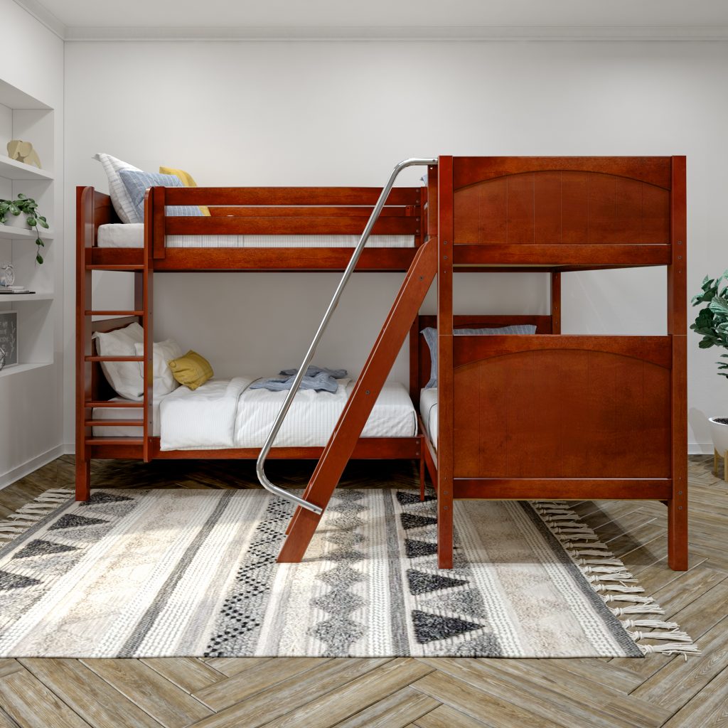 Quattro Maxtrix High Corner Loft Bunk Bed / Twin Size - Image 11