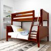 Twin over Full Bunk Bed with Angled Ladder