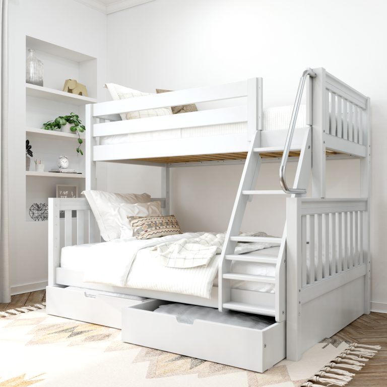 Slope White Slat Left Drawers Open slope white slat left drawers open