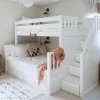 Twin over Full Medium Bunk Bed with Stairs