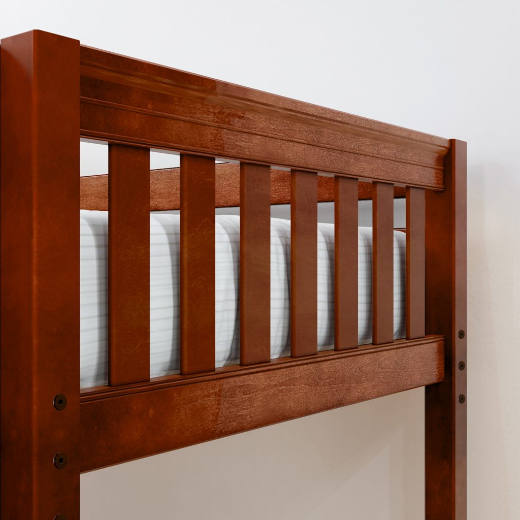 FULL XL OVER QUEEN BUNK BED WITH STAIRCASE - Image 8