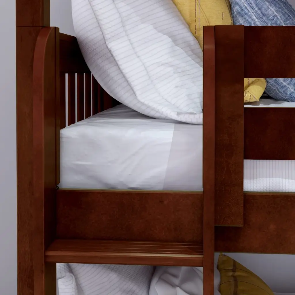 Twin XL Triple Bunk Bed with Straight Ladders - Image 22