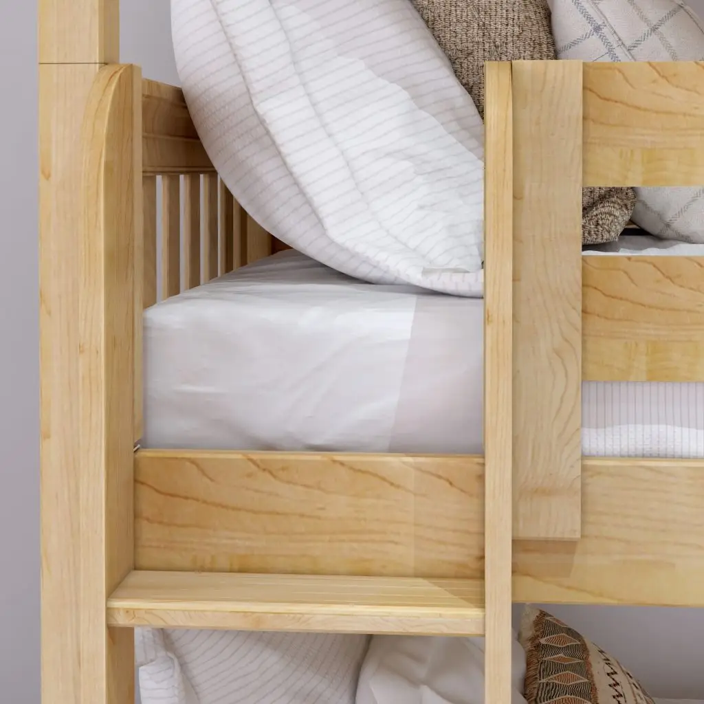 Twin XL Triple Bunk Bed with Straight Ladders - Image 9