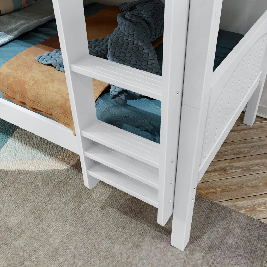 Twin XL Triple Bunk Bed with Straight Ladders - Image 15