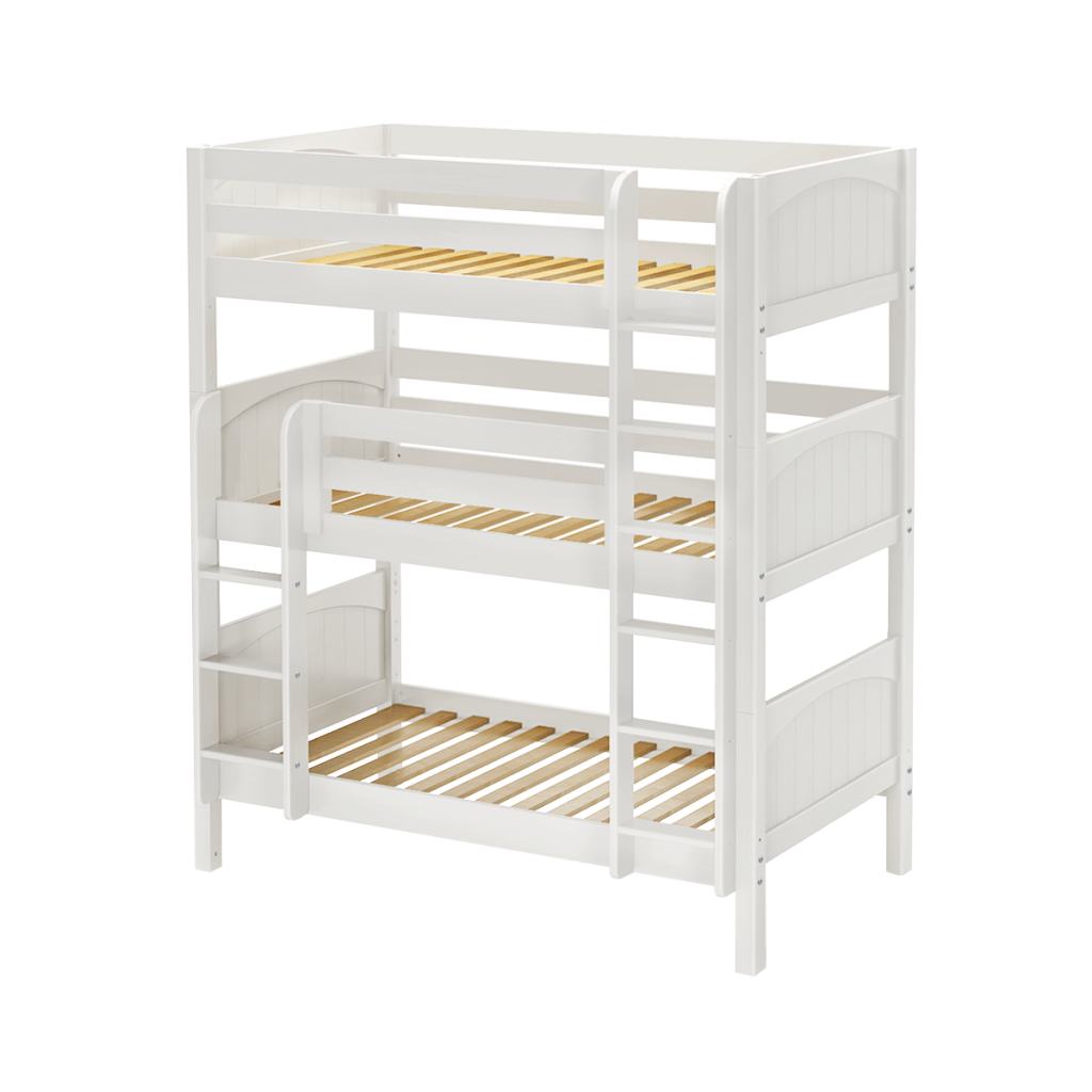 Twin XL Triple Bunk Bed with Straight Ladders - Image 8