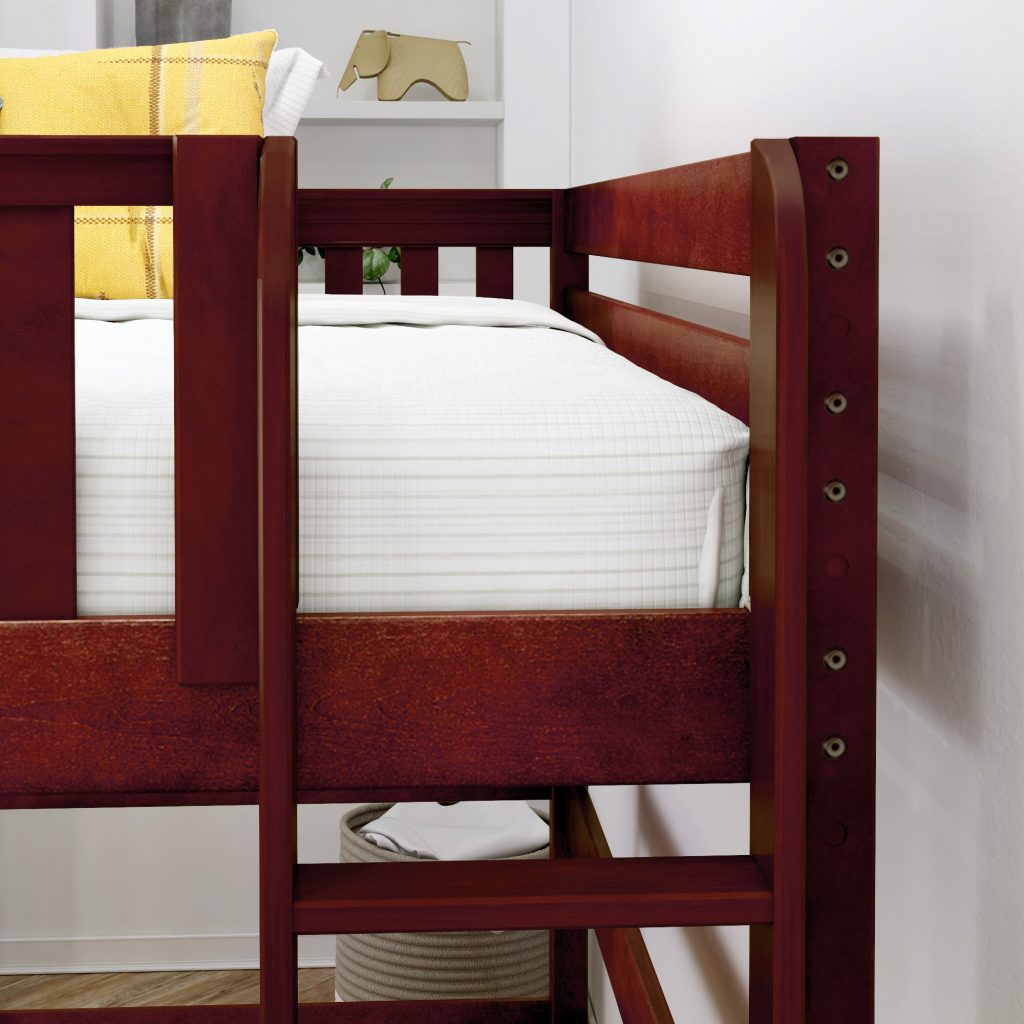 Maxtrix - Queen Size High Loft Bed with Straight Ladder - Image 19