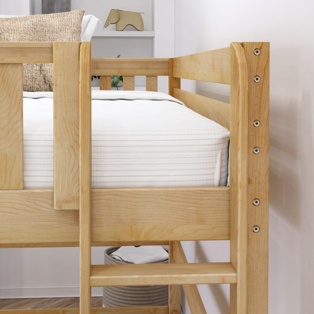 Maxtrix - Queen Size High Loft Bed with Straight Ladder - Image 5