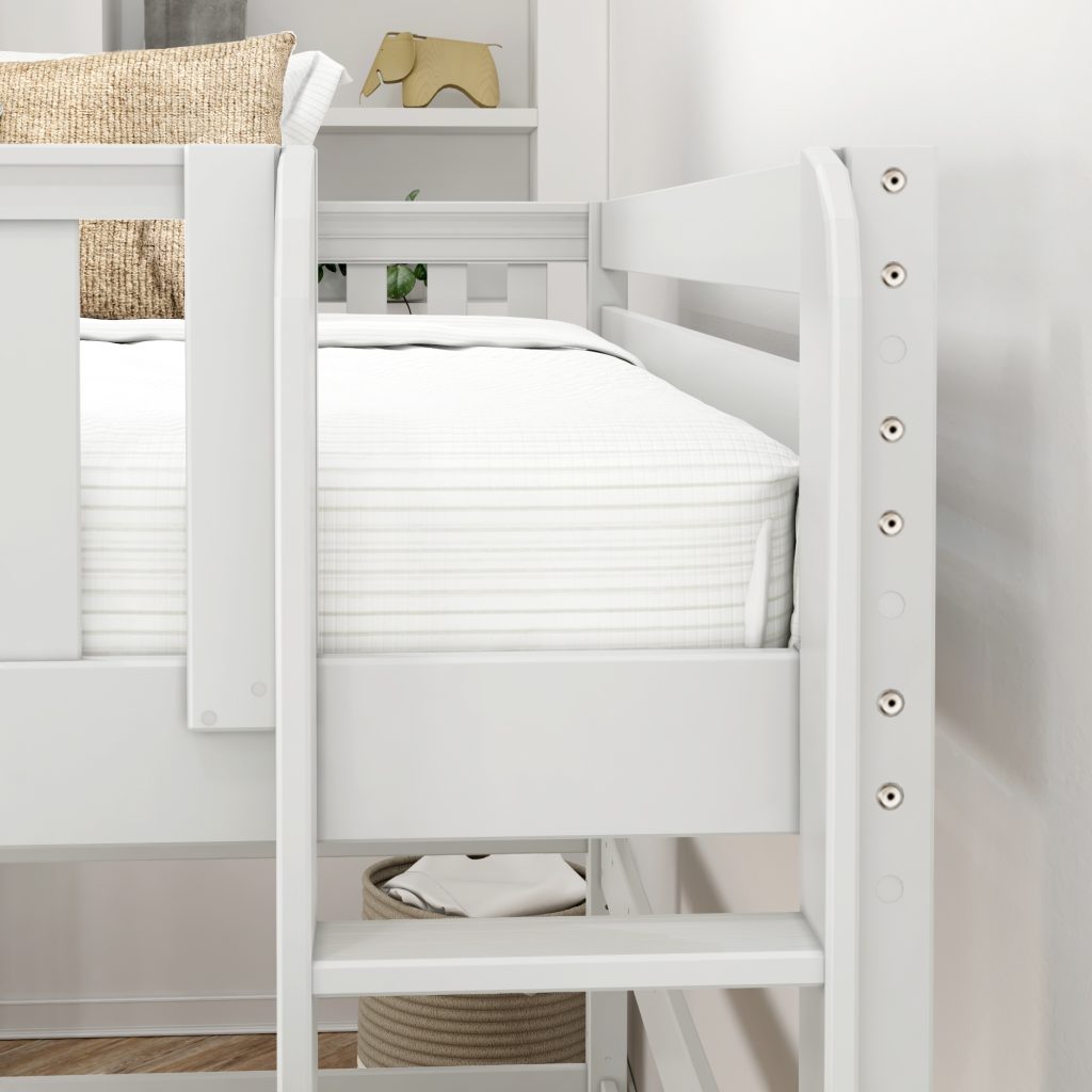 Maxtrix - Queen Size High Loft Bed with Straight Ladder - Image 15