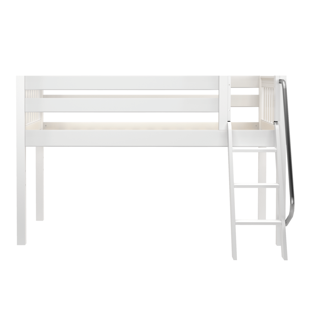 Twin Low Loft Bed with Angled Ladder - Image 8