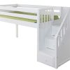 GREAT WP / MAXTRIX TWIN LOW LOFT BED WITH STAIRS