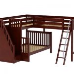 TRIATHLON / HIGH CORNER LOFT BUNK BED / TWIN-TWIN-DOUBLE
