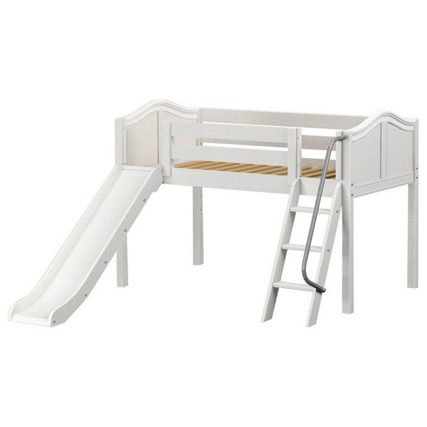 WOW WC / MAXTRIX TWIN LOW LOFT BED WITH SLIDE