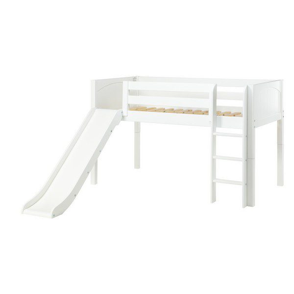 MARVELOUS WP / MAXTRIX TWIN LOW LOFT BED WITH SLIDE