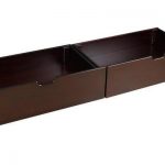 2 ESPRESSO UNDER BED DRAWERS FOR MAX & LILY BEDS