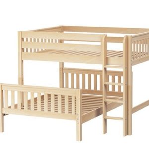 SQUISH / LOW HEIGHT MAXTRIX L-SHAPE FULL OVER FULL BUNK BED