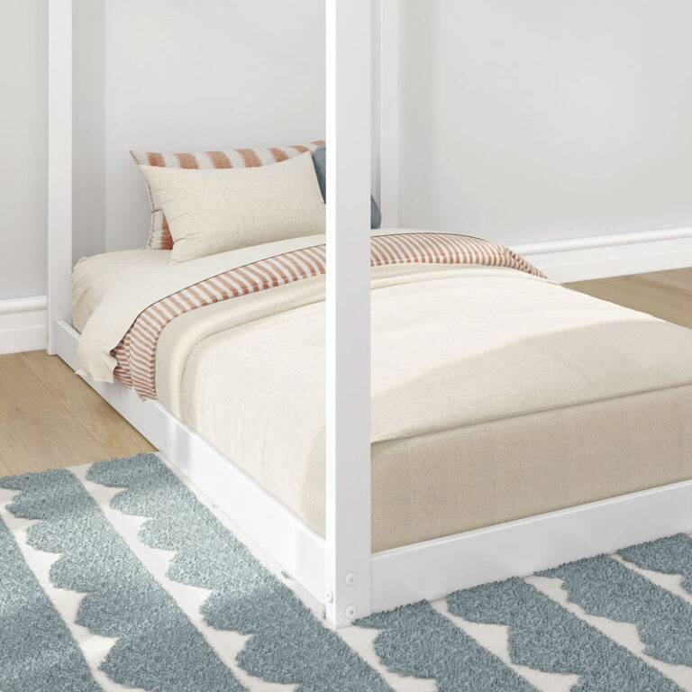 Max and Lily Twin Size Floor House Bed - Thumbnail Image 7