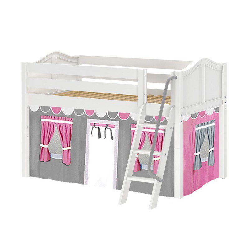 EASY RIDER57 / MAXTRIX LOW LOFT BED WITH LADDER & TENT / TWIN