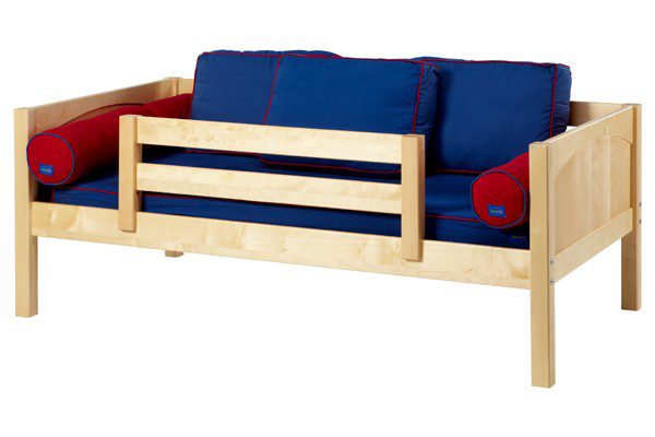 YEAH / DAYBED W/BACK & FRONT GUARD RAIL/ TWIN