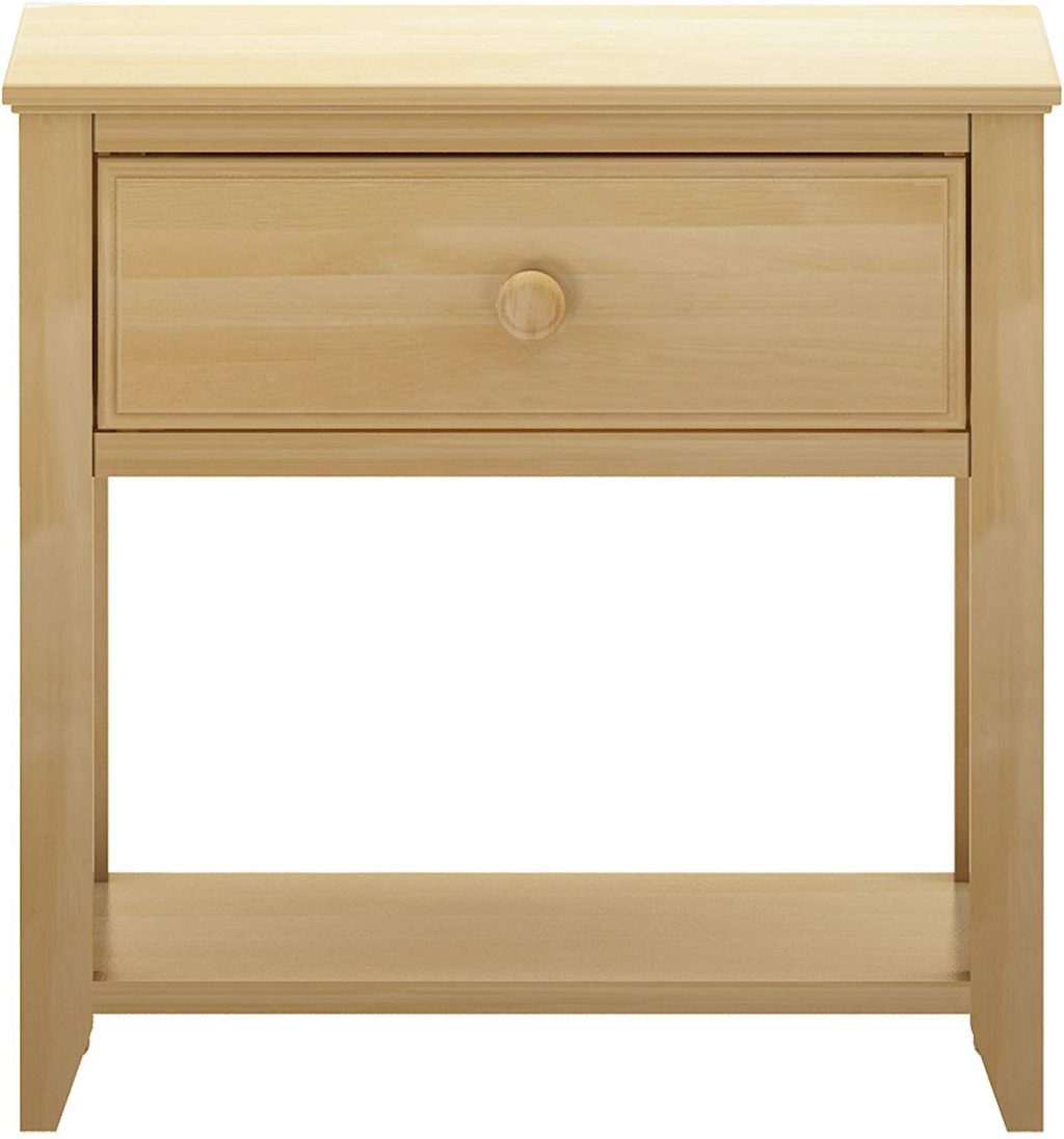 1 Drawer Night Stand In Natural Finish