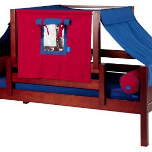 YO21 / TWIN DAYBED WITH BACK & FRONT GUARD RAIL & TOP TENT