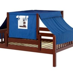 YES22 / FULL DAYBED WITH BACK & FRONT GUARD RAIL & TOP TENT