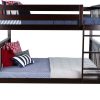 SOLID WOOD FULL OVER FULL BUNK BED IN ESPRESSO FINISH