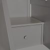 CHESTER 3 / TWIN LOFT BED WITH STAIRS, DESK & STORAGE GREY