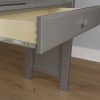BRIGHTON 1 GREY / TWIN LOFT BED OVER FULL BED WITH STAIRS & DESK