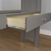 CANTERBURY 1/ TWIN OVER TWIN LOFT BED WITH DESK GREY