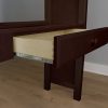 CANTERBURY 1/ TWIN OVER TWIN LOFT BED WITH DESK ESPRESSO