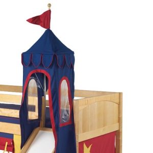 Tower (incl.metal frame): BLUE & RED FABRICS.