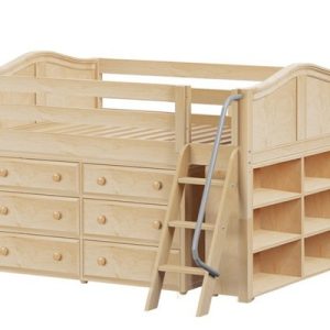 XL1 / LOW LOFT BED W/STORAGE / DOUBLE