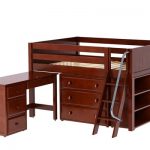 XL2L / LOW LOFT BED WITH STORAGE & DESK  / DOUBLE