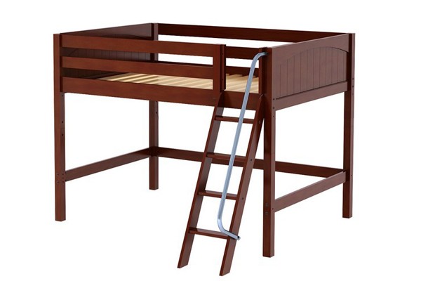 KONG / FULL SIZE MID LOFT BED WITH ANGLE LADDER