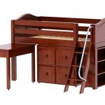 KICKS16 / LOW LOFT BED WITH STORAGE & DESK  / TWIN