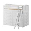 EMPEROR / HIGH LOFT BED WITH STORAGE / TWIN
